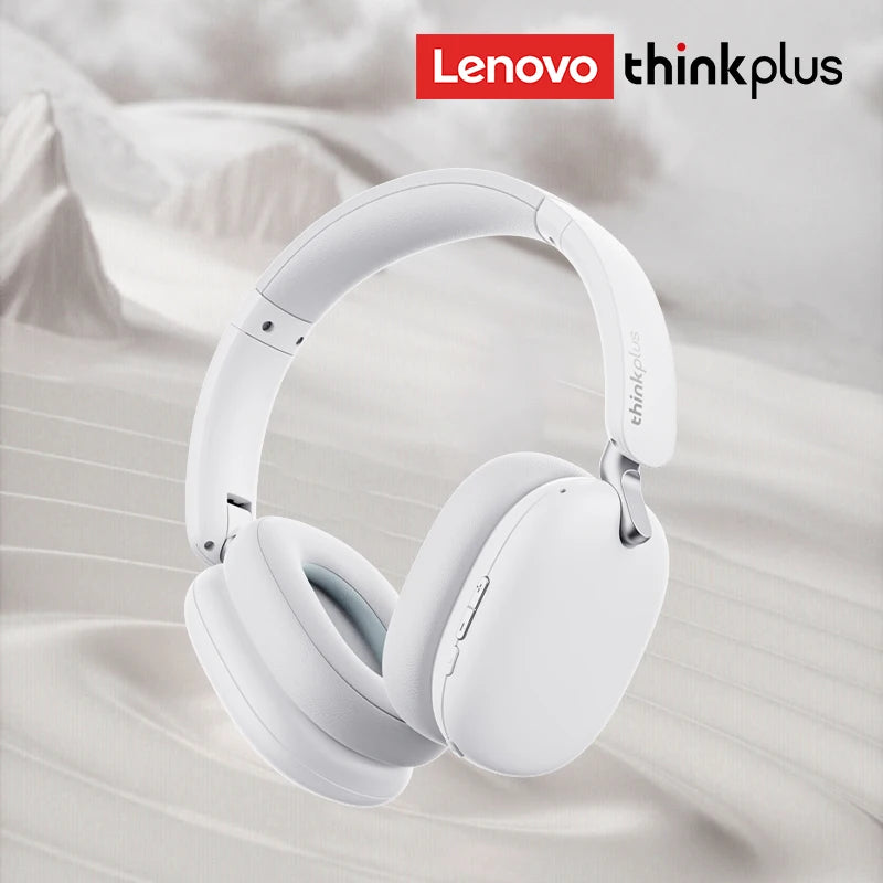 New Lenovo TH60 Game Over-ear Headset Wireless Bluetooth 5.4 Noise Cancelling Headphones Low Latency Earbuds Sport With Mic Pods