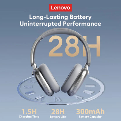 New Lenovo TH60 Game Over-ear Headset Wireless Bluetooth 5.4 Noise Cancelling Headphones Low Latency Earbuds Sport With Mic Pods