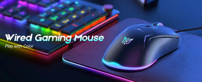 ONIKUMA Gaming Headset Esports Package New FULL RGB Light Design Headphones with Mic Headphone For PC Gamer