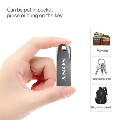 SONY Original 2TB Usb3.0 Flash Drives High Speed Metal Pendrive 1TB 32GB Portable Usb Drive Waterproof Memoria Usb Flash Disk