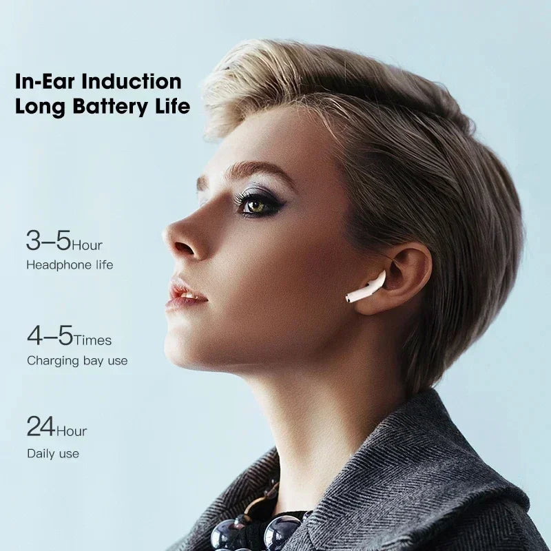 Pro 4 TWS Wireless Headphones Earphone Bluetooth Compatible 5.0 Waterproof Headset with Mic for iPhone Xiaomi Bluetooth Earbuds