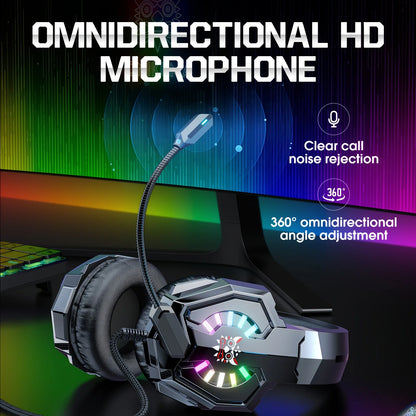 ONIKUMA X32 Gaming Headset Multi Platform Gaming Headphone Gaming Headphone Gaming Headset Mobile PC, PSP, PS4