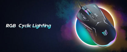 ONIKUMA Gaming Headset Esports Package New FULL RGB Light Design Headphones with Mic Headphone For PC Gamer