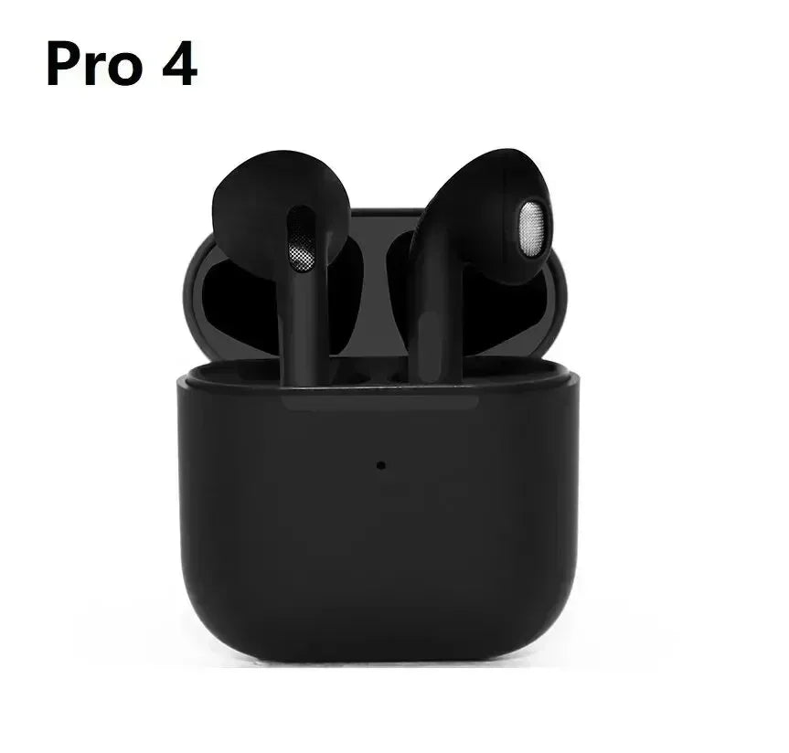 Pro 4 TWS Wireless Headphones Earphone Bluetooth Compatible 5.0 Waterproof Headset with Mic for iPhone Xiaomi Bluetooth Earbuds