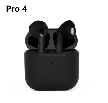 Pro 4 TWS Wireless Headphones Earphone Bluetooth Compatible 5.0 Waterproof Headset with Mic for iPhone Xiaomi Bluetooth Earbuds