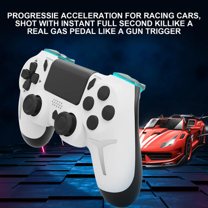 GAMINJA 6-axis Gyroscope Dual Vibration With touch pad Wireless Gamepad Bluetooth Controller For PS4 PS3 Console Computer PC