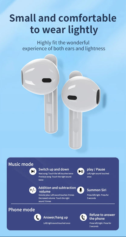 Xiaomi Mijia 2025 Bluetooth Wireless Headphones Stereo Sports Headset TWS Mobile Wireless Buds Pro 9 Game Earphones