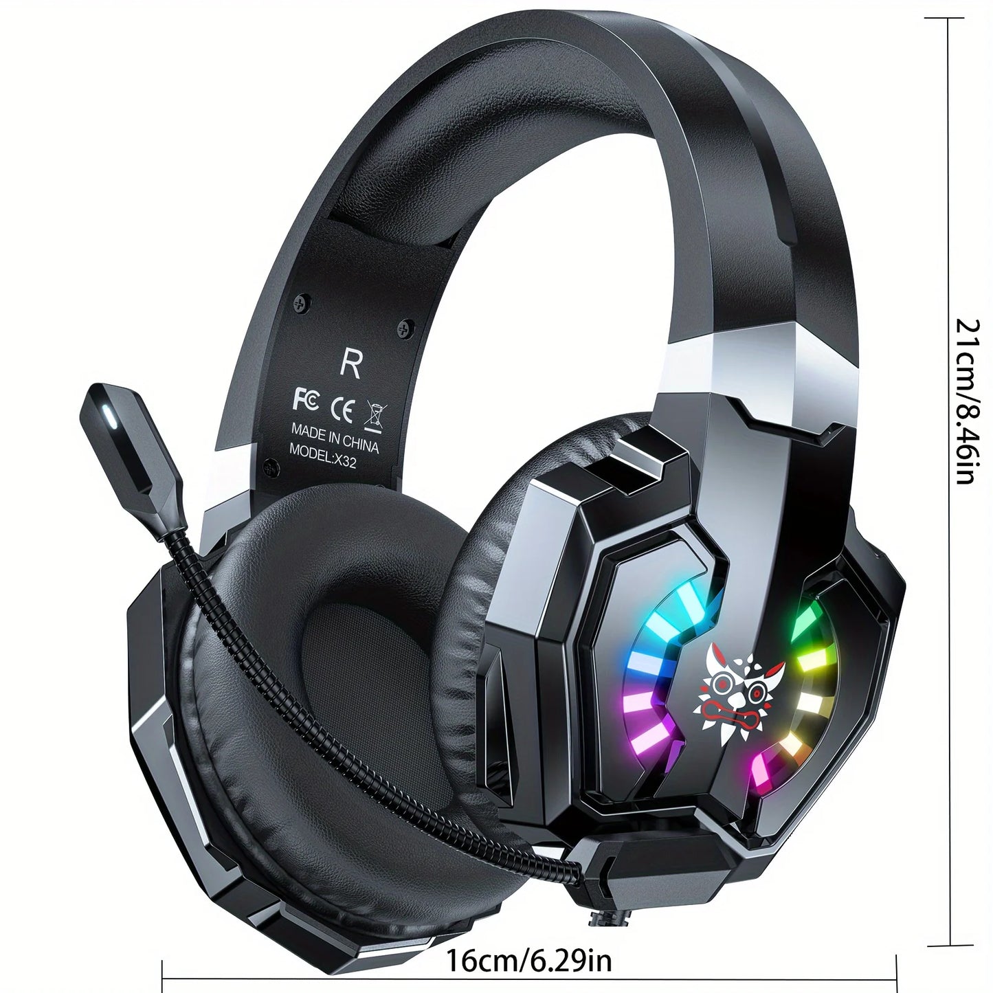 ONIKUMA X32 Gaming Headset Multi Platform Gaming Headphone Gaming Headphone Gaming Headset Mobile PC, PSP, PS4