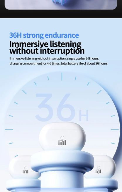 Xiaomi Mijia Buds 4 Pro Wireless Earbuds Bluetooth Earphones Noise Reduction Headphones Hifi Stereo Sound Built-in Mic Headset