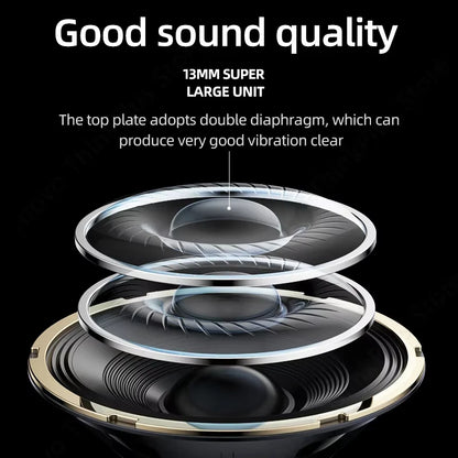New LP40 NEW Bluetooth V5.0 Earphones Anti-sweat Lightweight Headphones Compatible With Smart Phone Laptop Computer Earbuds